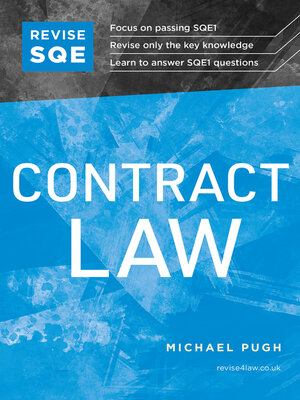 cover image of Revise SQE Contract Law